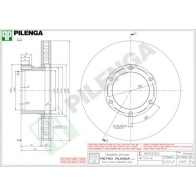 Тормозной диск PILENGA 2364675 V915 RRI4DO X