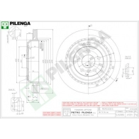 Тормозной диск PILENGA V931 ZFR HIFA 2364691