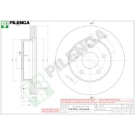 Тормозной диск PILENGA V951 FMRO 2X 2364711