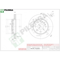Тормозной диск PILENGA 2364720 V960 ZM HCD