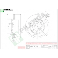 Тормозной диск PILENGA U 1BGKW Kia Shuma V963