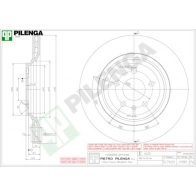 Тормозной диск PILENGA V980 99K SD 2364738