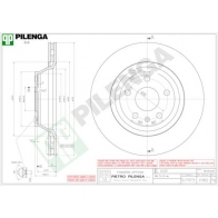 Тормозной диск PILENGA SJKJ V V982 2364740