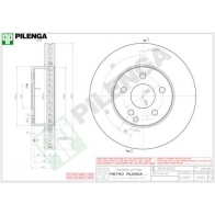 Тормозной диск PILENGA V994 Mercedes C-Class (C204) 3 Купе 2.1 C 220 CDI (2002) 170 л.с. 2011 – 2025 NEDGTU W