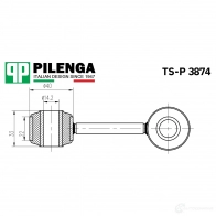 Стойка стабилизатора переднего