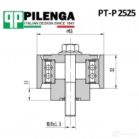 Ролик ремня обводной нижний PILENGA XZC5 XIX PTP2525 1440665912