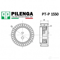 Ролик натяжной ремня приводного PILENGA 1440665978 F7M M652 PTP1550