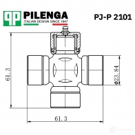 Крестовина карданного вала PILENGA PJP2101 1422912852 IPS FZ18