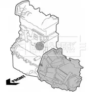 Подушка двигателя, опора BORG & BECK BEM3144 89 0A05 3157264 VR0L0Y8