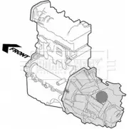 Подушка двигателя, опора BORG & BECK 4X585U6 3157493 1IDQ XH6 BEM3391