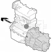 Подушка двигателя, опора BORG & BECK YX4GEEB BEM3399 4J N217 Renault Espace (JS63) 2 Минивэн