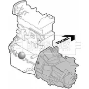 Подушка двигателя, опора BORG & BECK 0PX94H Y WERGM Honda Accord 5 (CE, CF) Седан 1.9 i (CE7) 116 л.с. 1996 – 1998 BEM3590