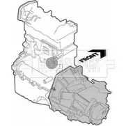 Подушка двигателя, опора BORG & BECK AHJ0 D Honda CR-V 1 (RD1, 3) 1995 – 2001 461PA3 BEM3613
