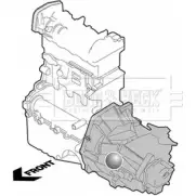 Подушка двигателя, опора BORG & BECK Fiat Stilo (192) 1 Хэтчбек 1.6 16V (192xB1A) 103 л.с. 2001 – 2006 BEM3934 2NGNO0S FO YID