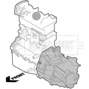 Подушка двигателя, опора BORG & BECK E TWWTDE Volvo S60 1 (384) 2000 – 2010 BEM4005 KAKF1