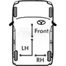 Трос ручника BORG & BECK Fiat Multipla (186) 1 Минивэн 1.9 JTD (186AxE1A) 120 л.с. 2002 – 2010 BKB2265 YZQUW C ZFZJ