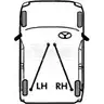 Трос ручника BORG & BECK Hyundai Elantra (XD) 3 Седан 2.0 143 л.с. 2003 – 2006 YLRY CL ALC7YK BKB2407