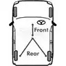 Трос ручника BORG & BECK BKB2754 AU09S4H P 8M6F8 Ford Tourneo Connect 1 (C170) 2002 – 2013