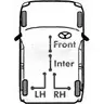 Трос ручника BORG & BECK BKB3303 VXCMURU Chrysler Voyager 4 (RG, RS) 2001 – 2007 P I5A0