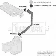 Патрубок интеркулера BORG & BECK 3166322 NHYJ 3DA bth1003