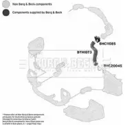 Патрубок интеркулера BORG & BECK bth1073 3166392 R J77T