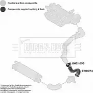 Патрубок интеркулера BORG & BECK QPRR 8 bth1074 3166393