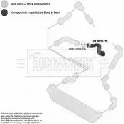 Патрубок интеркулера BORG & BECK RSC 0V bth1079 3166398