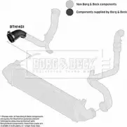 Патрубок интеркулера BORG & BECK X9 G3I bth1451 3166761