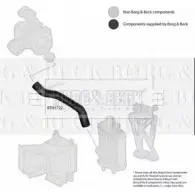 Патрубок интеркулера BORG & BECK 3166925 bth1722 7 CCYP
