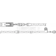 Датчик износа тормозных колодок BORG & BECK BWL3023 3170715 50 2H71 9PGDZ