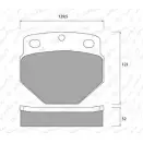 Тормозные колодки, дисковые, комплект WEEN 29 747 3253175 4WAILZ 151-1076