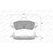 Тормозные колодки, дисковые, комплект WEEN 3253313 234 10 EEVDCCP 151-1214