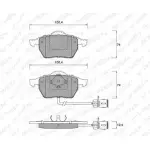 Тормозные колодки, дисковые, комплект WEEN 20678 151-1261 Audi 100 (C4) 4 Седан 2.0 E 16V Quattro 140 л.с. 1992 – 1994 20 676