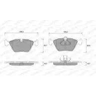Тормозные колодки, дисковые, комплект WEEN 151-1268 2167 7 SVQL2 3253367