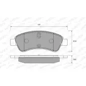 Тормозные колодки, дисковые, комплект WEEN 241 01 Z1S1OOO 3253378 151-1279