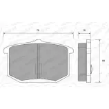 Тормозные колодки, дисковые, комплект WEEN 2050 2 2SE46I 151-1392 3253483
