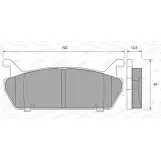 Тормозные колодки, дисковые, комплект WEEN 21 559 3253566 H2ZWQWM 151-1489
