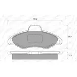 Тормозные колодки, дисковые, комплект WEEN 3253571 I8LZU 211 71 151-1495