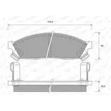 Тормозные колодки, дисковые, комплект WEEN F28MZGV 2 1111 3253661 151-1590