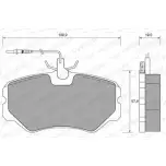 Тормозные колодки, дисковые, комплект WEEN 21444 151-1598 3253667 21 443