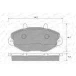 Тормозные колодки, дисковые, комплект WEEN 214 70 151-1624 3253692 0GDFH