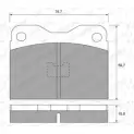 Тормозные колодки, дисковые, комплект WEEN 151-1653 3253718 656FX 201 26