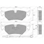 Тормозные колодки, дисковые, комплект WEEN 21276 2127 5 151-1748 Fiat Ulysse (220) 1 Минивэн 2.0 JTD 109 л.с. 1999 – 2002