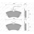 Тормозные колодки, дисковые, комплект WEEN 218 87 23099 3253806 151-1756