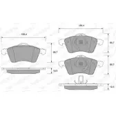 Тормозные колодки, дисковые, комплект WEEN 21884 2 1883 151-1765 Volkswagen Transporter (T4) 4 Автобус 2.4 D Syncro 78 л.с. 1992 – 1998