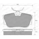 Тормозные колодки, дисковые, комплект WEEN 2322 4 Volkswagen Transporter (T4) 4 Автобус 2.4 D Syncro 78 л.с. 1992 – 1998 Y3Z4Q8 151-1789