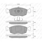 Тормозные колодки, дисковые, комплект WEEN Fiat Palio (178) 1 Хэтчбек 1.3 JTD Multijet 69 л.с. 2003 – 2024 2090 7 151-1831 20908