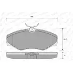 Тормозные колодки, дисковые, комплект WEEN 23 099 151-1891 OBDPT2X 3253936