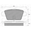 Тормозные колодки, дисковые, комплект WEEN Fiat Stilo (192) 1 Универсал 1.9 JTD 136 л.с. 2004 – 2008 T9UIH 151-1900 2 3714