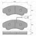 Тормозные колодки, дисковые, комплект WEEN 151-1916 Fiat Ducato (244) 2 Автобус 2.8 JTD 4x4 128 л.с. 2002 – 2025 23 919 23920